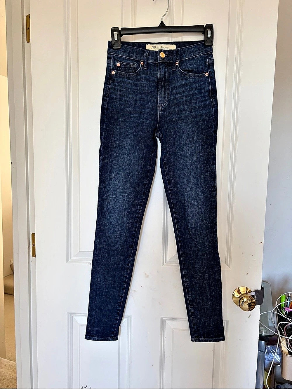 Gap 1969 True Skinny Super High Rise Jeans Blue Waist 24